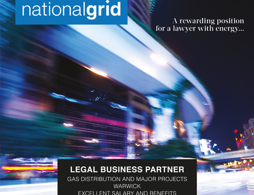 ad design The Lawyer Legal Week National Grid