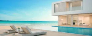 luxury property copywriting beach villa