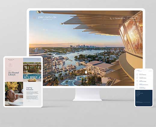 Web copy for marina residences in Florida